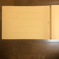 アスクル　フラットファイル イエロー　A3ヨコ 10冊の画像