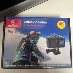【受付中止】 MUSON アクションカメラ 4K 手振れ補正 W...