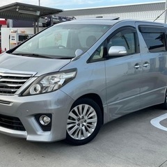 自社ローン トヨタアルファード後期 2.4 車検あり サンルーフ
