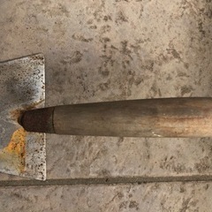 三角コテ　シャベル　スコップ　園芸　ガーデニング　ブロック工事　建築工事の画像