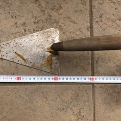 三角コテ　シャベル　スコップ　園芸　ガーデニング　ブロック工事　建築工事の画像