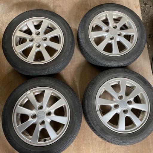 ダイハツ　純正　14インチ ホイール　4本セット　タイヤおまけ