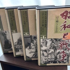 昭和と戦争（ビデオテープ）全8巻　木製ケース付き　中古の画像