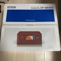 未使用　EPSON エプソン　プリンター　カラリオ　EP-880ARの画像
