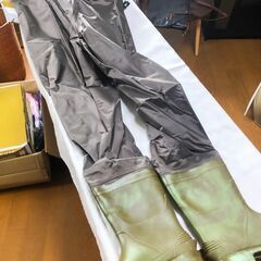 【未使用：潮干狩り、釣りに！】胴長 チェストハイウェダー（ラジアルソール）L：25.5〜26.0cmの画像