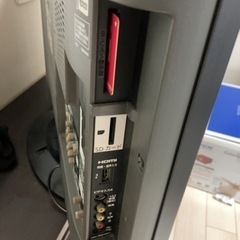 32V型/地上・BS・CS液晶テレビ パナソニック ビエラ TH-L32X リモコン　テレビ台付きの画像