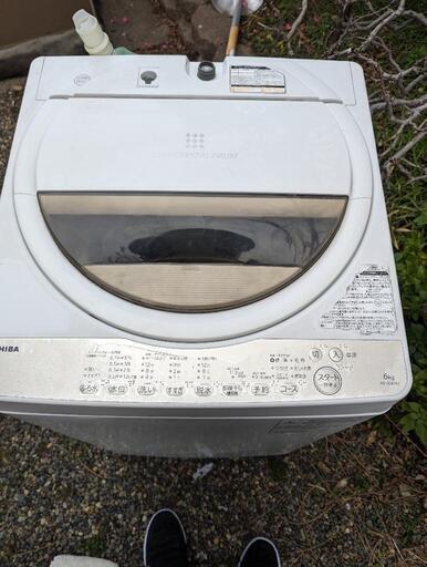 【受け渡し決定】TOSHIBA　東芝　洗濯機　6kg　AW-6G8　2020年製　外使用