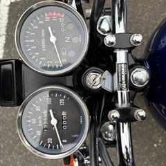 スズキ　GN125H カスタム　原付2種　白/青　　125ccの画像