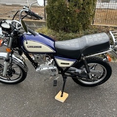 スズキ　GN125H カスタム　原付2種　白/青　　125ccの画像