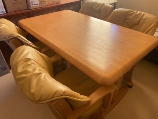 【美品】ダイニングテーブル5点セット
