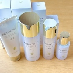 新品未使用　Mill MOIST（ミルモイスト）スキンケア4点セット／化粧水 洗顔料 保湿 美容液 の画像