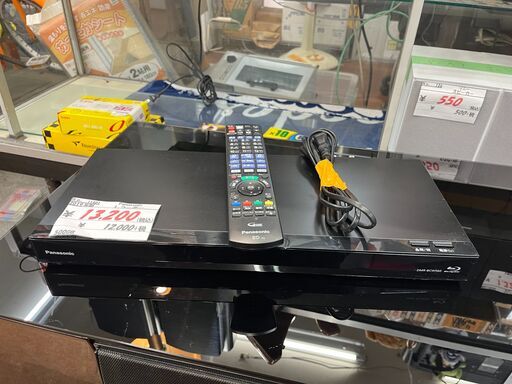 リサイクルショップどりーむ天保山店　No11401　ブルーレイレコーダー　Panasonic　2019年製　リモコン付き　500GB　DMR－BCW560