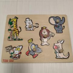 木製パズル　知育玩具　美品