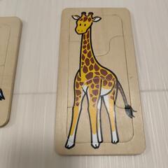 木製パズル　知育玩具　美品の画像