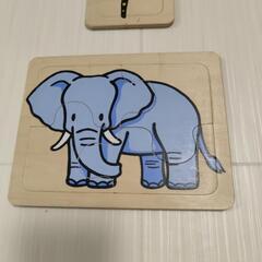 木製パズル　知育玩具　美品の画像