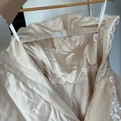 ロングドレス⭐︎ピンク&オフホワイトの画像