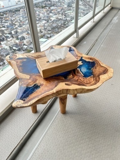 【引き取り限定】オーダー品 レジン センターテーブル 一点