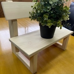 ハンドメイド　総桧ベンチ