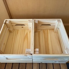IKEA KNAGGLIG イケア　クナッグリグ ボックス, パイン材, 23x31x15 cmの画像