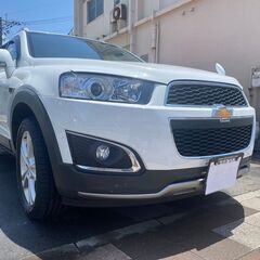H26 シボレー　キャプティバ　7人乗り　パール　6.9万K