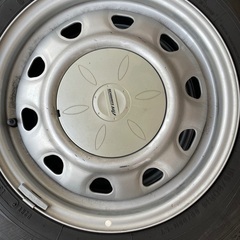 ダンロップ14インチタイヤ＋ホイール4本の画像