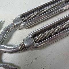 ターンバックル　両フック　両ハッカー　フック＆フック　締結金具　緊張用金具　ベッド　補強の画像