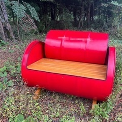 【ガーデンファニチャー】リメイクドラム缶チェアお作り致しますの画像