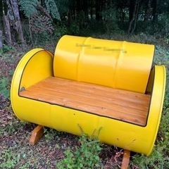 【ガーデンファニチャー】リメイクドラム缶チェアお作り致しますの画像