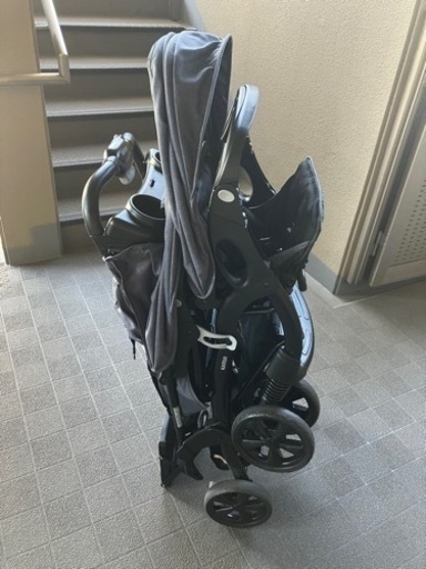 お値下げ交渉OK★名古屋、北名古屋、岐阜駅周辺まで車で行けます！二人乗りベビーカー カトージ 二人でゴーDX デニム 