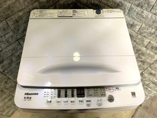全国送料無料★3か月保障付き★洗濯機★2023年★ハイセンス★HW-T55H★S-388