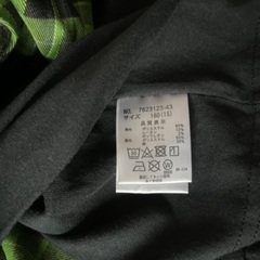 バイラビットのスカート 160 グリーンチェックの画像