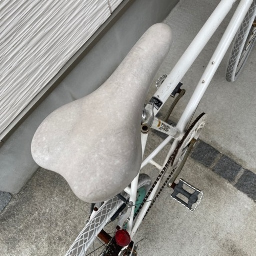 ミニベロ　ホワイト　20インチ　自転車　クロスバイク