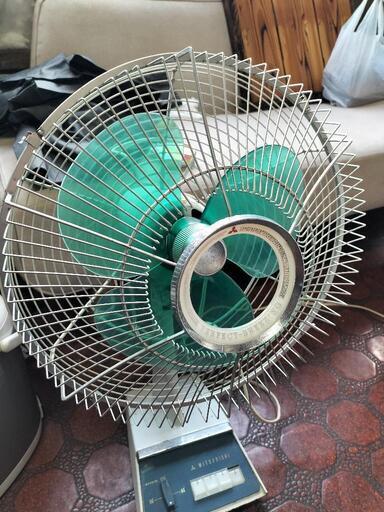 ■昭和レトロ■お座敷扇風機■三菱電機株式会社■懐かしい扇風機
