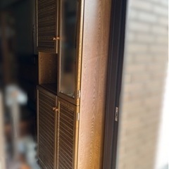 【引取可能な方】玄関収納(鏡付き)