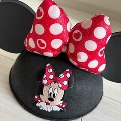 ディズニー　ミニーちゃん　ぼうしの画像