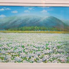 写実画　風景画　肉筆油彩画　直筆サインあり 絵画 作者不詳 サイン入り 肉筆油絵 風景画 プライベート