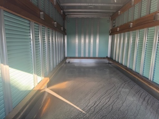 アルミコンテナ、パワーゲート付き