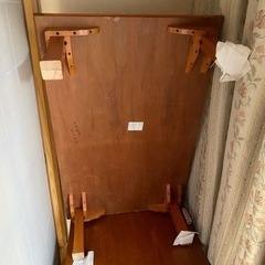 折り畳み座卓　木製　2台まとめの画像