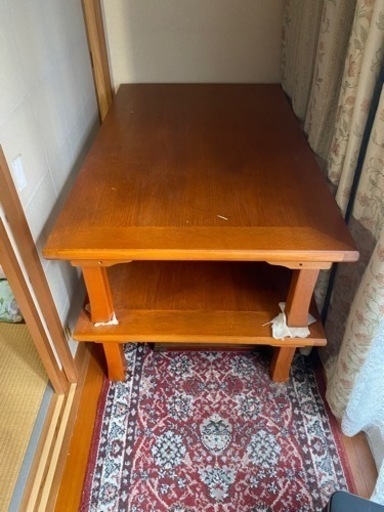 折り畳み座卓　木製　2台まとめ
