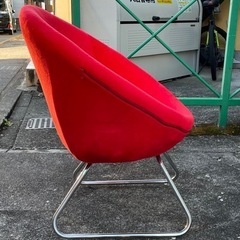 椅子  赤 美品 の画像
