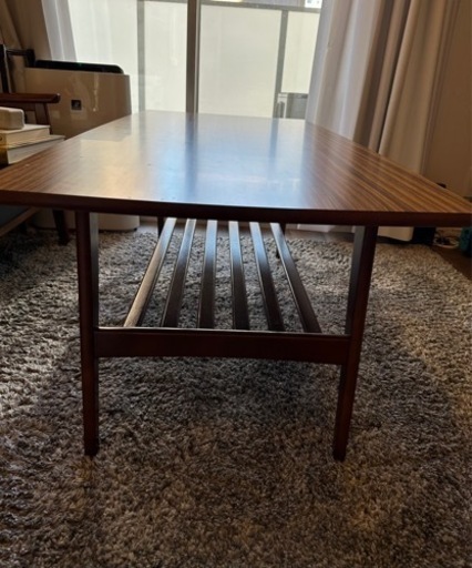 値下げ交渉可　超美品【カリモク60】リビングテーブル大 幅119cm T36400 