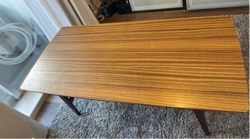 値下げ交渉可　超美品【カリモク60】リビングテーブル大 幅119cm T36400 