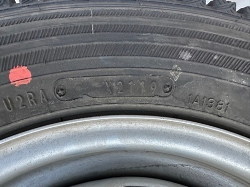 グッドイヤー　アイスナビ　スタッドレス　4本セット　145R12 2019年製　溝有り　