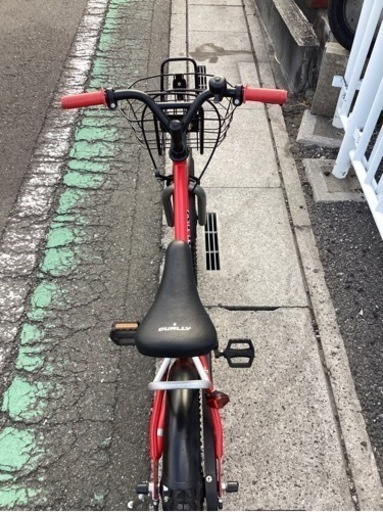 【中古自転車】18インチ(赤) DUALLY BMX