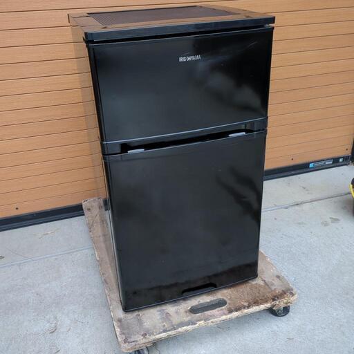 2ドア冷蔵庫80L アイリスオーヤマNRSD-8A-B