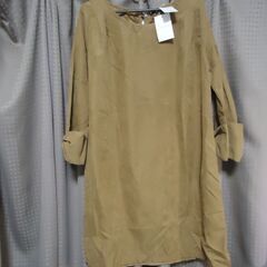 スエード調　チュニック　古いですが　未使用品です　　５９００円値札？の画像