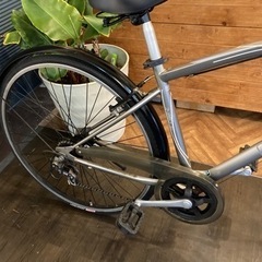 前後タイヤ・チューブ新品！】LEDオートライト 7段変速 27インチシティ