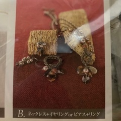 💎タイガーアイ&スモーキークォーツのアクセサリーキット　２種類から選んで作れる🌸の画像