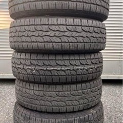 ダンロップ　グラントレックAT5 215/70R16 5本 1本　背面用未使用