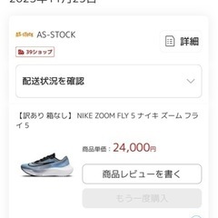 NIKE zoomフライ5